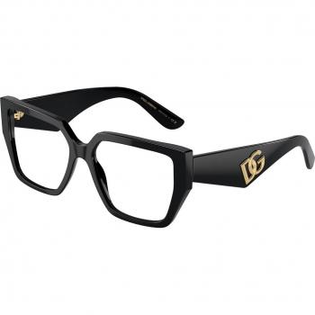 Dolce & Gabbana DG3373 501 Women's Square Black Eyeglasses