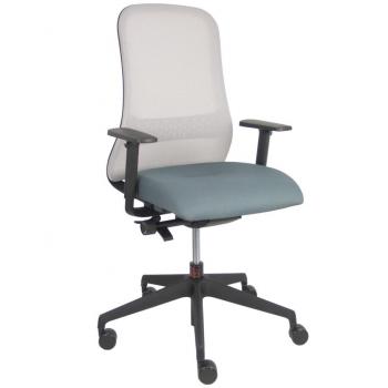 Silla Souly Negra Traslack Malla Gris Asiento Gris Brazo 2D con Lumbar - Alta Gama