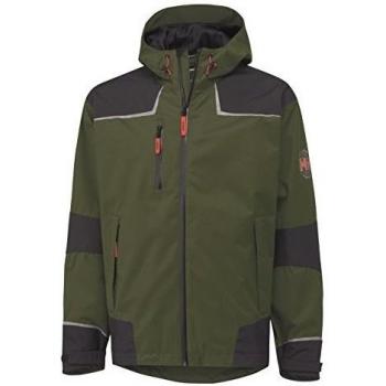 Helly hansen workwear 71047 - Chaqueta chelsea chaqueta funcional concha lluvia impermeable y transpirable chaqueta de 449 l, verd