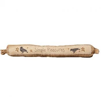 Your Hearts Delight Simple Pleasures Door Draft Stopper, 33-Inch