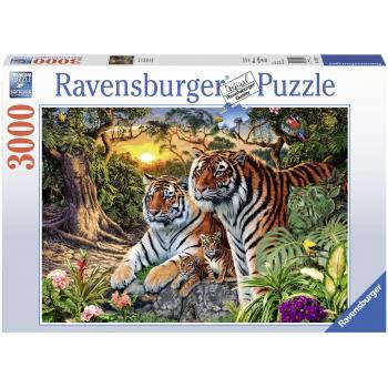 Rompecabezas Ravensburger Tigres Ocultos - 3000 piezas