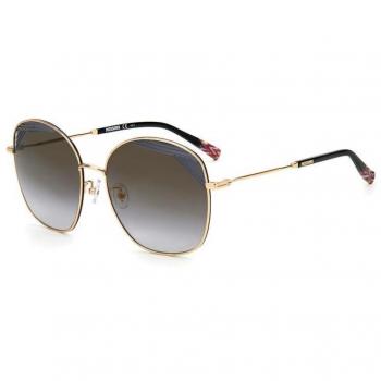 Missoni Women's Round Sunglasses MIS 0014/S 2M2/FQ Transparent Gold Metal
