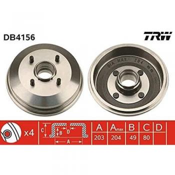 TRW Automotive AfterMarket DB4156 tambor de freno