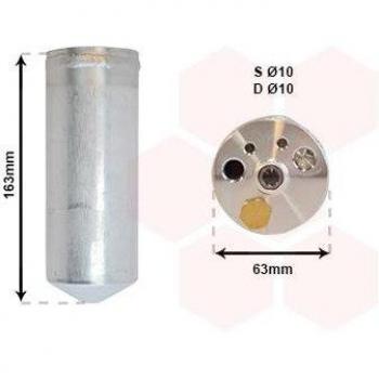 Filtro deshidratante para aire acondicionado VAN WEZEL 2500D103
