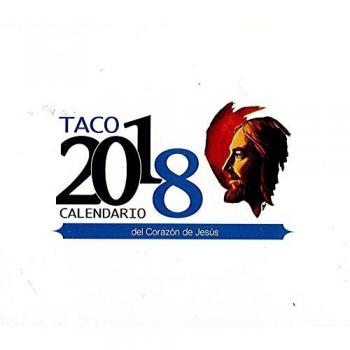 TACO CALENDARIO S.C. 2018 de mesa sin soporte