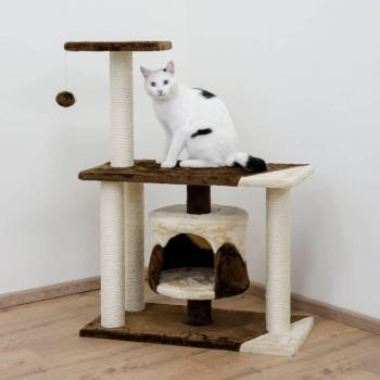 Poste rascador para gatos Jade Pro marrón y beige 96 cm Kerbl Beige