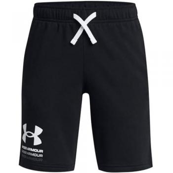 Pantalones Cortos Under Armour Rival Terry 8in para Niño, color Negro, talla 10