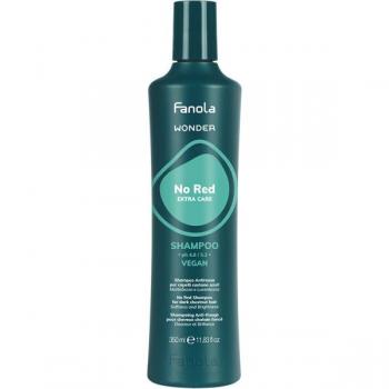 Fanola Wonder No Red Shampoo 350ml - champú anti rojo, neutralizante para cabello oscuro