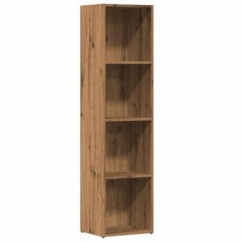 Estantería de Madera Ingenierizada Roble Artisan 36x30x143 cm
