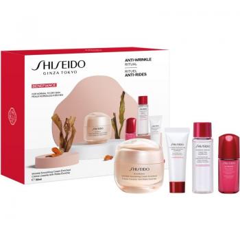 Shiseido - BENEFIANCE Conjunto de Cuidado Facial Enriquecido para Mujer, incluye: Crema Suavizante para Arrugas Enriquecida 50 ml, Espuma Limpiadora Clarificante 15 ml, Su