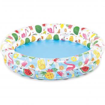 Piscina Hinchable Infantil Intex 2 Aros Tropical/Fruity 122x25 cm - 150L