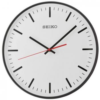 Reloj de Pared Seiko QXA701K con Movimiento de Cuarzo y Segundero Silencioso en Color Negro