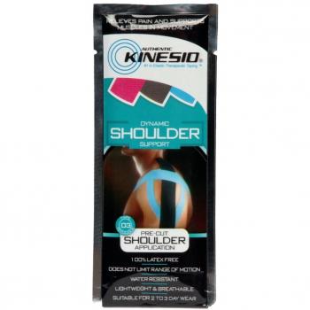 Kinesio KIN/003 - Cinta de apoyo para hombros precortada, color turquesa