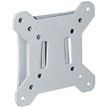 Soporte Television LCD Fijo Carga Maxima 20KG 10-30' Plata Metal