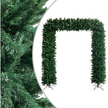 vidaXL Christmas Tree Arch Green 240 cm