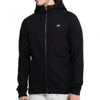 Nike M NSW Av15 Hoodie FZ FLC - Sudadera para hombre, color negro, talla L