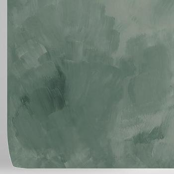 Papel Pintado Estuco Veneziano Verde Ecológico, 250x200cm, 5,5m², Fácil de Poner y Quitar, 8 Hojas