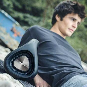 NGS Roller Slang 40W Portable Bluetooth Speaker with USB, Micro SD, AUX IN, and IPX5 Waterproof Rating