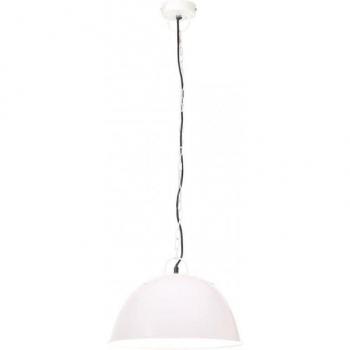 Lámpara Colgante Vintage 25W Blanca Redonda 41cm E27