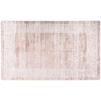 Alfombra lavable antideslizante 120x170 cm Color Negro, Gris y dorado, Beige y dorado - Alfombra de Piso para Sala de Estar Dormitorio Habitación Salón