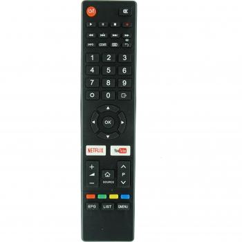 Mando a distancia inteligente 4K UHD para televisores Saba SA40S55N, SA40S57N, UGV50G5S-ESI, SB43UHD19, SB50UHD18, SB55