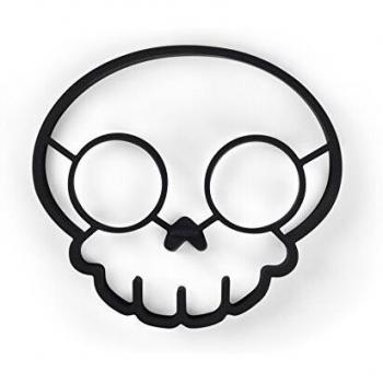 Fred Molde para Huevos fritos, Silicona, Skull, 1 L Aprox