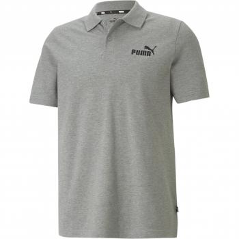 Puma Essential Pique Polo Shirt for Men, Gray, Size XXL