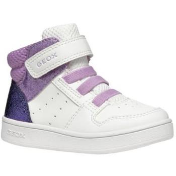Zapatillas Geox Eclyper para Bebé Niña, Color Blanco/Lila, Talla 25 EU