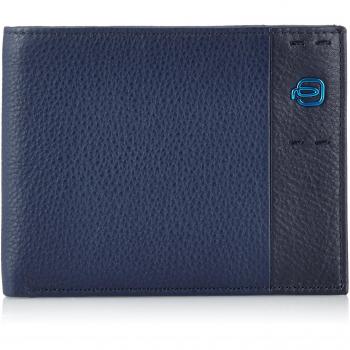Piquadro PU1241P15/BLU3 Monedero, 13 x 10 x 1.5 cm, color Azul