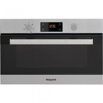 Microondas Combinado Hotpoint MD 344 IX HA - 31 Litros, 1000W, Acero Inoxidable, con Grill y Función Crisp