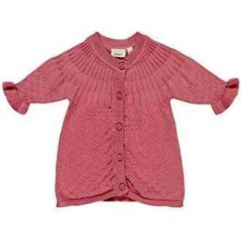 NAME IT Child - Chaqueta de punto de algodón Rosa Nectar. 56 cm