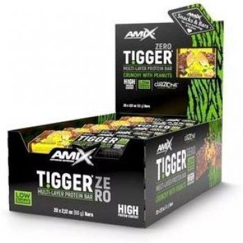 Barrita de Proteína Amix Tigger Zero Vainilla Caramelo 60g (Pack de 20 unidades)