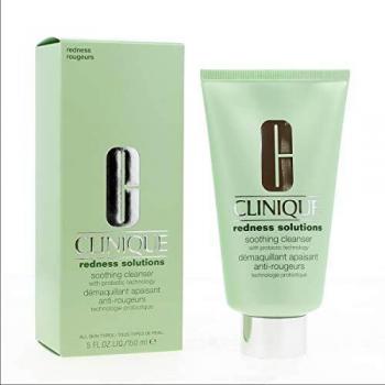 Clinique Redness Solutions Soothing Cleanser 150ml - Gel-Cream for Sensitive Skin, Soothing Face Cleanser