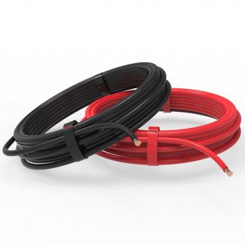 Auprotec® Cable unipolar 1.0 mm² Hilo eléctrico en anillo: Set 2 colores a 5m