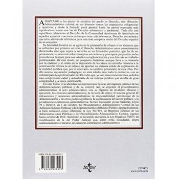 Derecho administrativo: Tomo II. Régimen Jurídico básico y control de la administración
