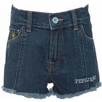 Pepe Jeans -Short Vaquero PG800583 Patty Flow 000 Denim -PANTALÓN Corto Vaquero NIÑA