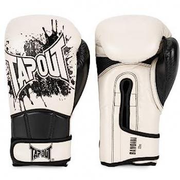 Guantes de Boxeo de Cuero Tapout Bandini Beige 16 oz Unisex