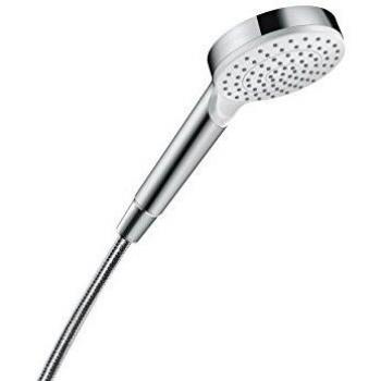 Hansgrohe 26333400 Crometta ducha de mano, ahorro de agua, blanco/cromo