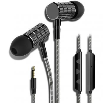 Auriculares, Tintec,auriculares intraurales estéreo de alta definición, sin enredos,aislamiento de ruido, graves profundos pesados con micrófono y control de volumen
