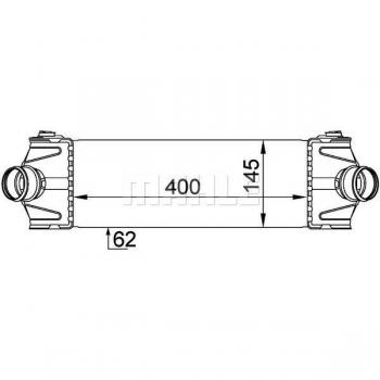 Intercambiador de Calor de Aire Acondicionado BEHR 8ML376765-101 y Intercooler MAHLE ORIGINAL CI 328 000P para FORD