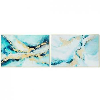 Cuadro Abstracto Moderno DKD Home Decor 80 x 2,5 x 120 cm (2 Unidades)