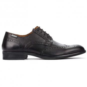 Pikolinos Men's Leather Lace-up Shoes with Cushioned and Removable Insole - BRISTOL M7J