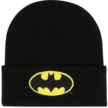 DC Comics Batman Logo Gorro de Punto, Negro