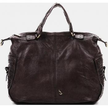 Abbacino - Bolso de mano multiposición Euphoria de piel combinada en marrón