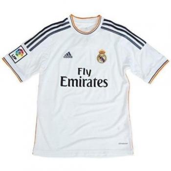 adisas Real Home Jersey Youth - Camiseta de fútbol para niños, talla 176