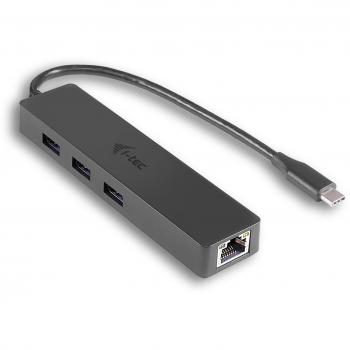 i-tec USB C Slim HUB 3 Port mit Gigabit