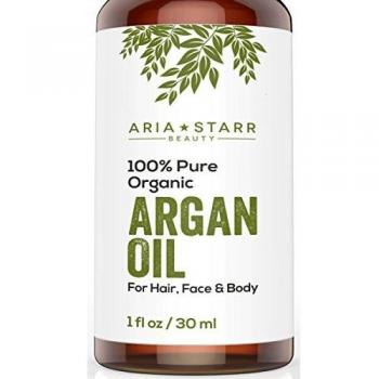 Organic Moroccan Argan Oil - 100% Pure for Hair, Skin, Face, Nails, Beard & Cuticles - Anti-Aging Formula
