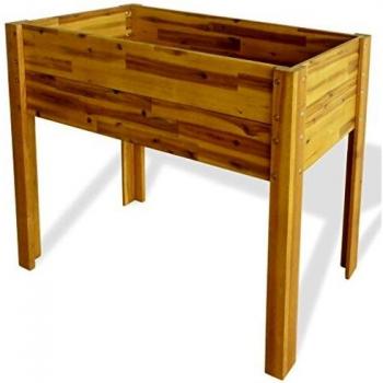 Solid Acacia Wood Raised Garden Bed
