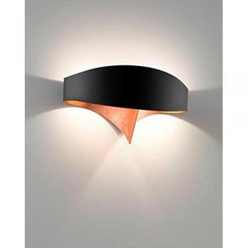 Aplique de pared LED Scudo color cobre Selène