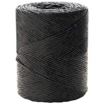 Wolfpack Linea Profesional 16011005 Cuerda Rafia Bobina 750 Gramos Color Negro